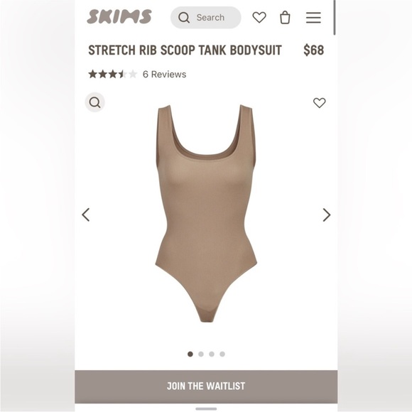Skims bodysuit. Size S/M - Picture 3 of 3